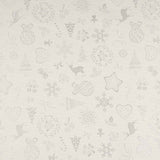 Weihnachten Lurex Silber Canvas - Ribes y Casals