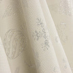 Weihnachten Lurex Silber Canvas - Ribes y Casals