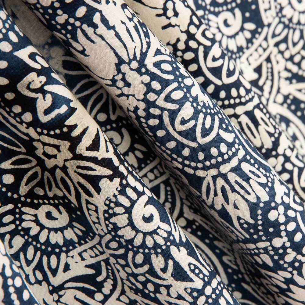 Popeline Batik Dakar Marine - Ribes y Casals