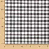 Viyela Cotton Vichy Marmorierte Baumwolle Schwarz und Weiß - Ribes y Casals
