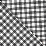 Viyela Cotton Vichy Marmorierte Baumwolle Schwarz und Weiß - Ribes y Casals