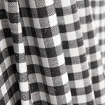 Viyela Cotton Vichy Marmorierte Baumwolle Schwarz und Weiß - Ribes y Casals