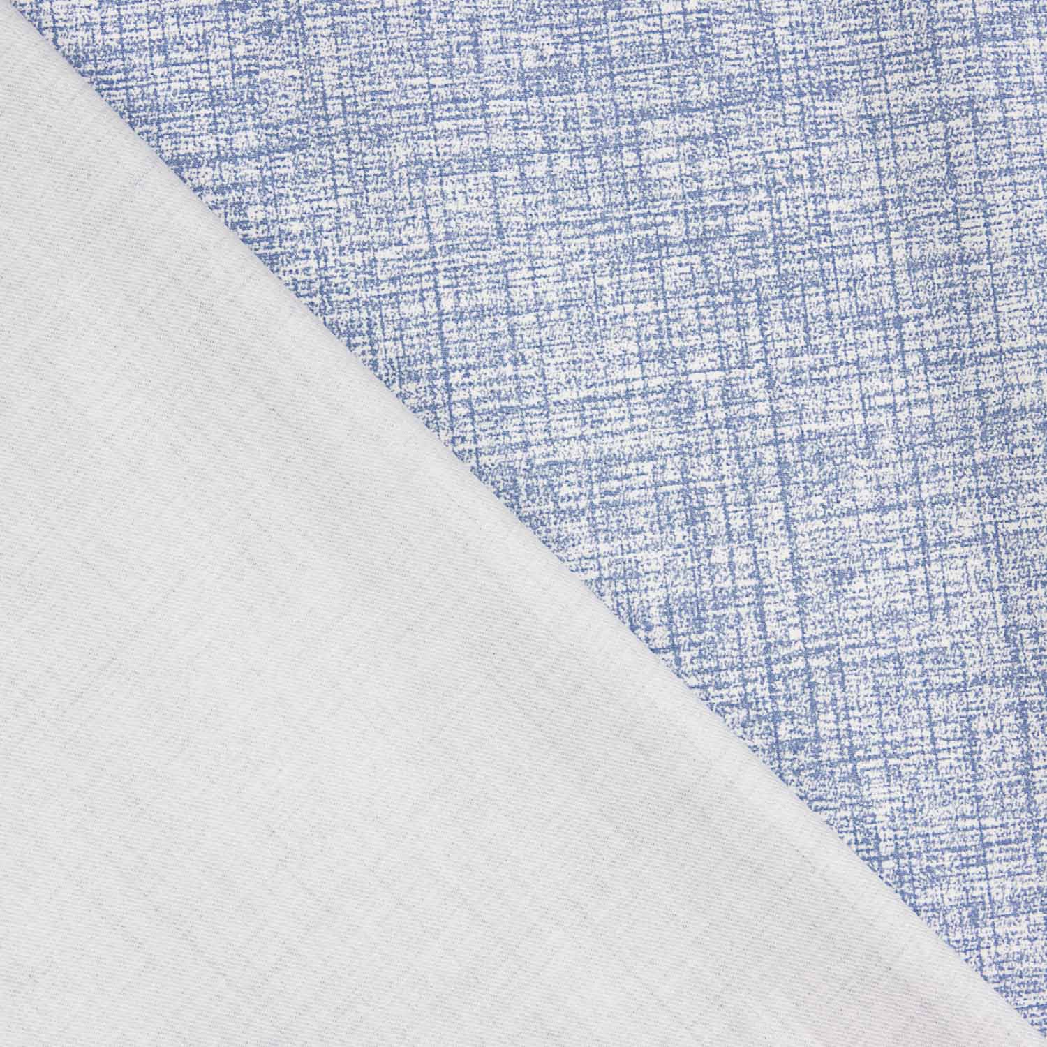 Baumwollpopeline mit Leineneffekt Blau - Ribes y Casals