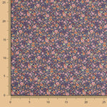 Popeline Baumwolle Floral Liberty Popeline Marine Hintergrund - Ribes y Casals