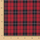 Viyela Baumwolle Scotland Rot-Schwarz - Ribes y Casals