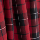 Viyela Baumwolle Scotland Rot-Schwarz - Ribes y Casals