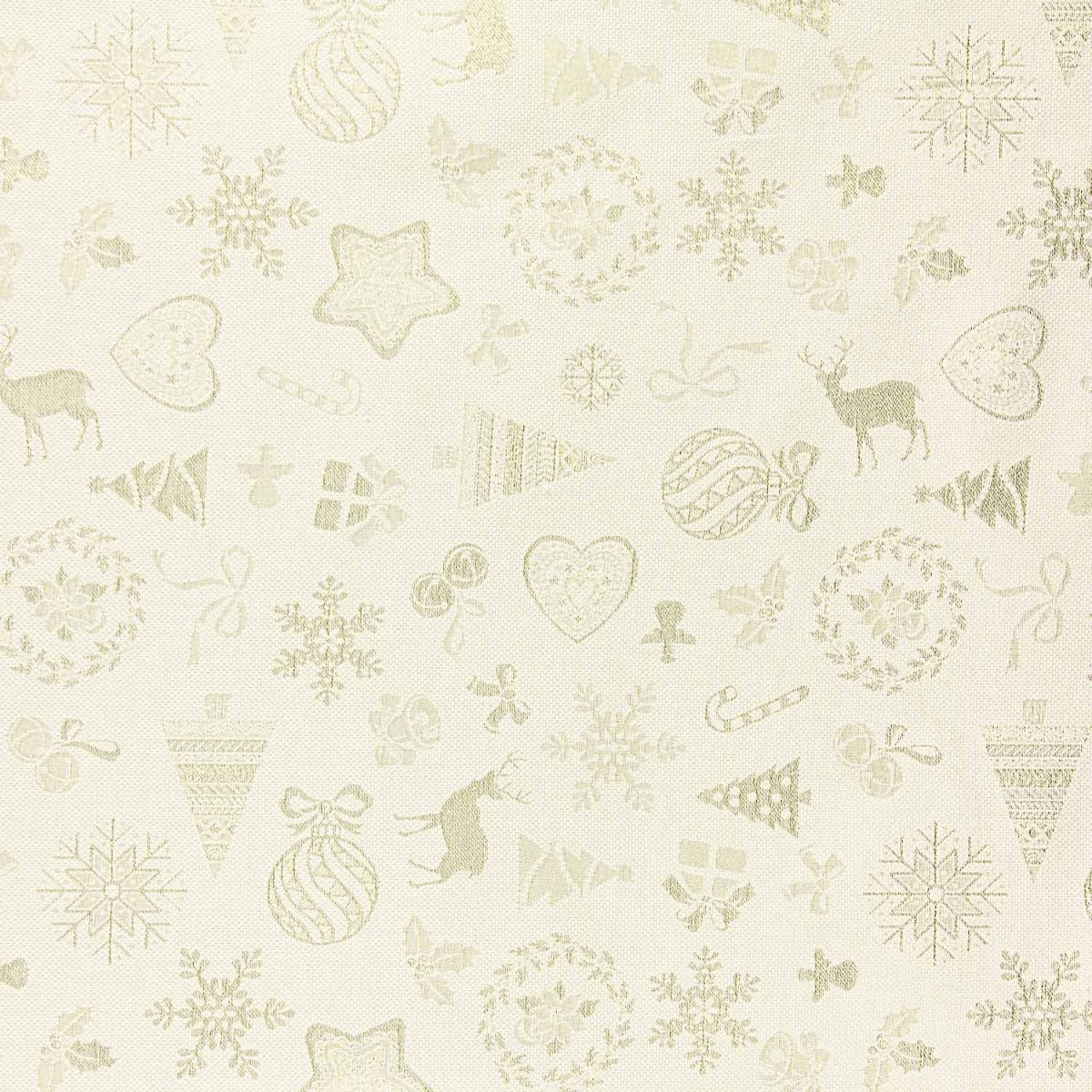 Weihnachten Lurex-Leinwand Gold - Ribes y Casals