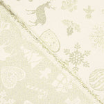 Weihnachten Lurex-Leinwand Gold - Ribes y Casals
