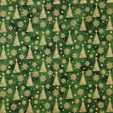 Fichtengrüner Weihnachts-Popeline - Ribes y Casals