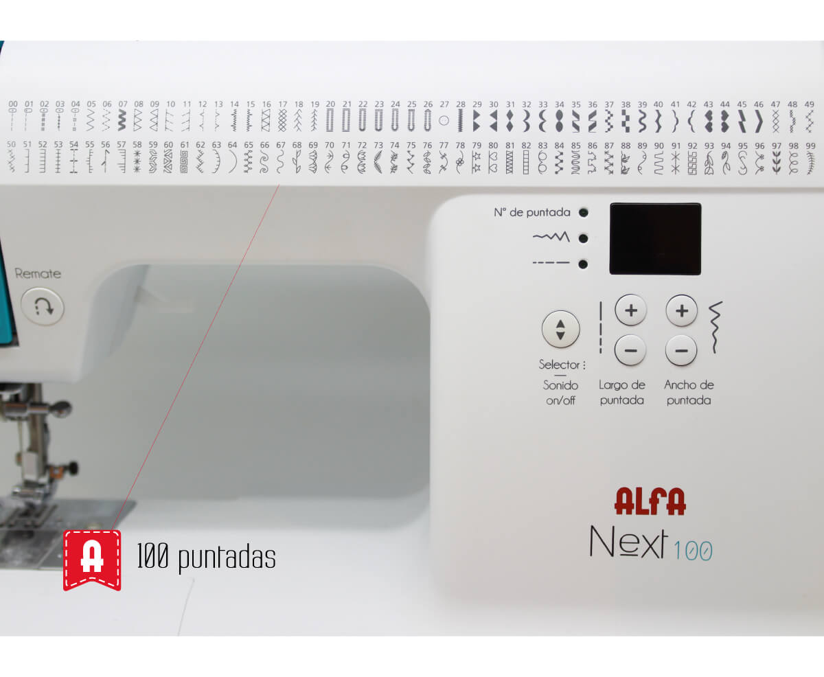 Nähmaschine Alfa Next100 - Ribes y Casals