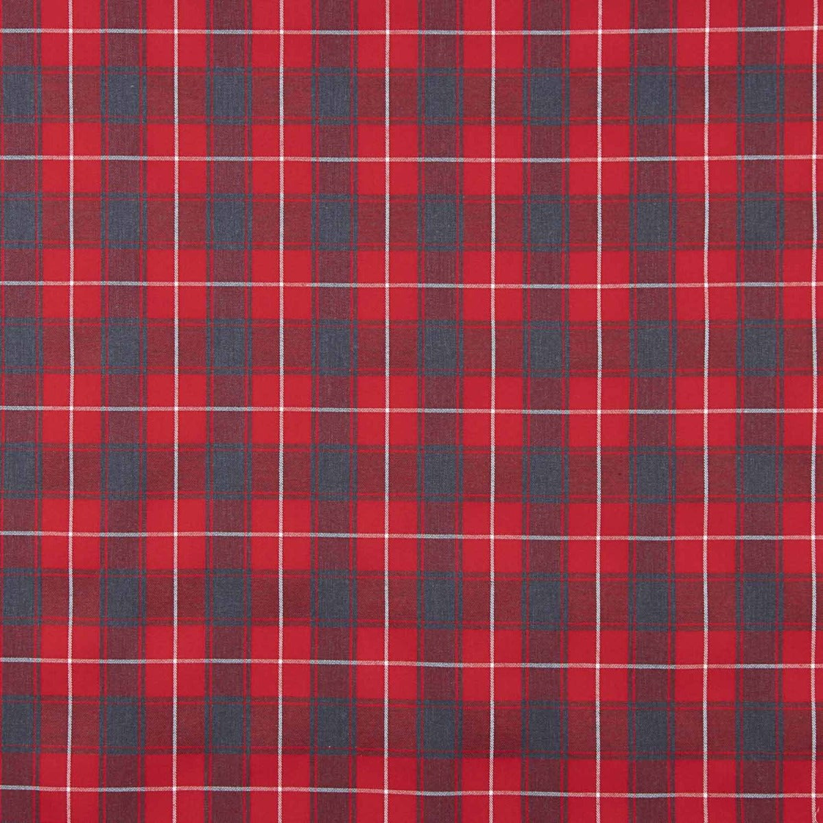 Reststück Viyela Baumwolle Scotland Rot-Grau – Verschiedene Maße x Breite 150 cm - Ribes y Casals