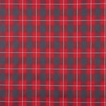 Reststück Viyela Baumwolle Scotland Rot-Grau – Verschiedene Maße x Breite 150 cm - Ribes y Casals
