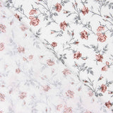 Grace Flowers Bedruckte Baumwolle Rosa - Ribes y Casals