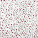 Grace Flowers Bedruckte Baumwolle Rot - Ribes y Casals