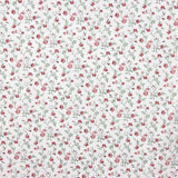 Grace Flowers Bedruckte Baumwolle Rot - Ribes y Casals
