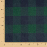 Mufflon grün und marineblau kariert - Ribes y Casals