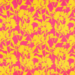 Shadow Print Satin Shadow Rosa-Gelb - Ribes y Casals