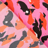 Pollock Druck Satin Rot - Ribes y Casals