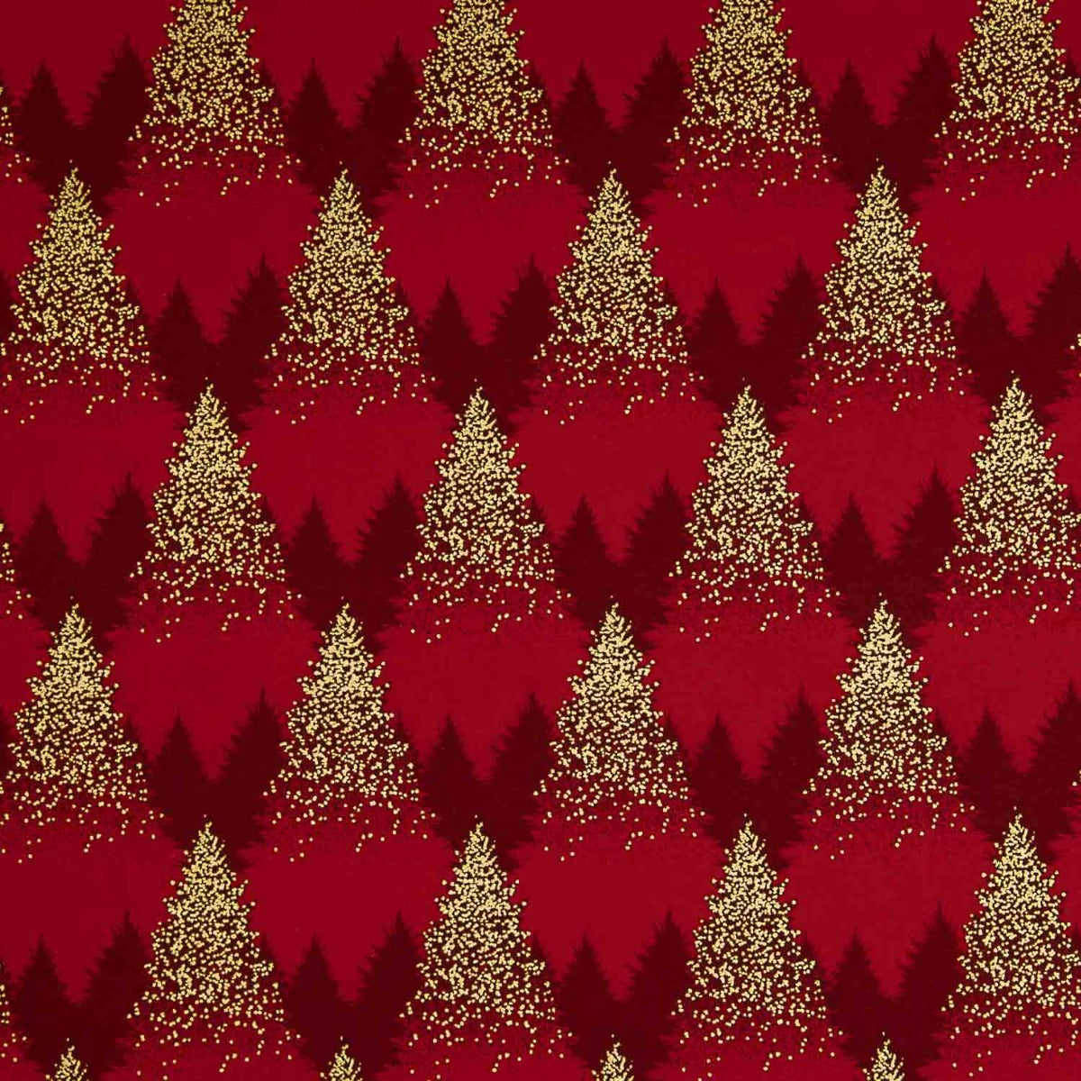 Fichtenroter Weihnachts-Popeline - Ribes y Casals
