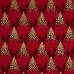 Fichtenroter Weihnachts-Popeline - Ribes y Casals