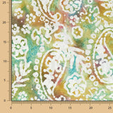 Popeline Batik Yaoundé Grün - Ribes y Casals