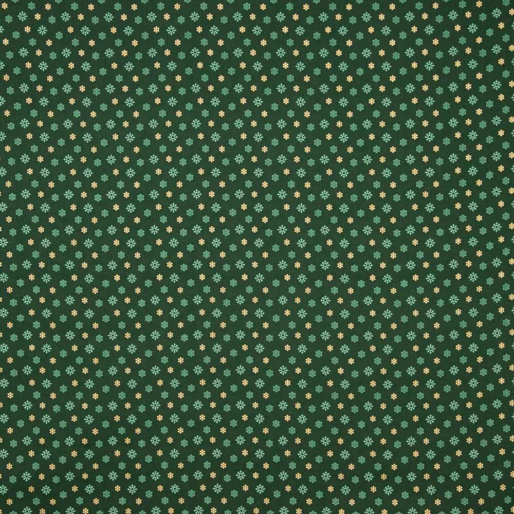 Baumwoll-Popeline Polaris Mini Grün - Ribes y Casals