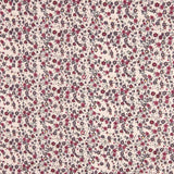 Floral bedruckter Perkal Bordeaux y Grau - Ribes y Casals