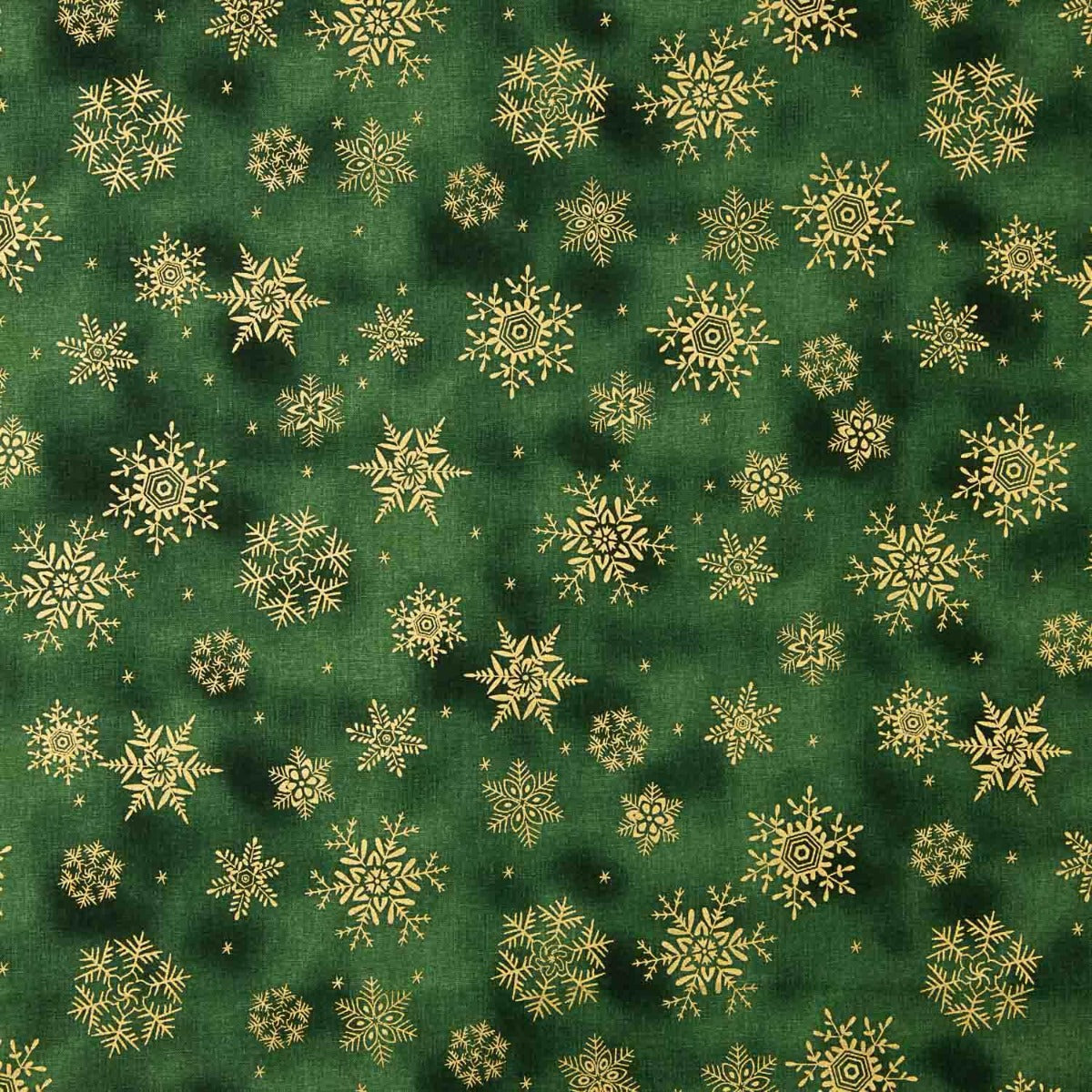 Popeline-Stoffrest Weihnachten Grüner Stern – Verschiedene Maße x Breite 140 cm - Ribes y Casals