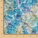 Bangui Batik Popeline Türkis - Ribes y Casals