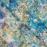 Bangui Batik Popeline Türkis - Ribes y Casals