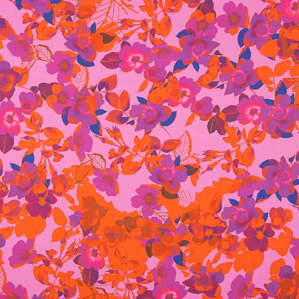 Satin Polyester Florenz Rosa - Ribes y Casals