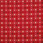 Weihnachten Popeline Stern Geo Rot - Ribes y Casals