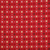 Weihnachten Popeline Stern Geo Rot - Ribes y Casals