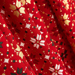 Weihnachten Popeline Stern Geo Rot - Ribes y Casals