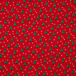 Popeline Baumwolle Popeline Weihnachtsbaum Rot - Ribes y Casals