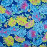 Polyester Satin Kalkblau - Ribes y Casals