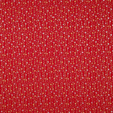 Rote Glitzer-Weihnachts-Popeline 120 x 140 cm - Ribes y Casals