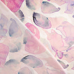 Rosa Aquarell bedruckter Satin - Ribes y Casals