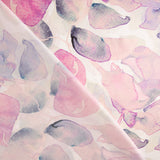 Rosa Aquarell bedruckter Satin - Ribes y Casals