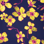 Lila Candy bedruckter Satin - Ribes y Casals