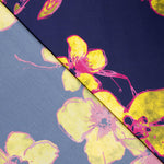 Lila Candy bedruckter Satin - Ribes y Casals
