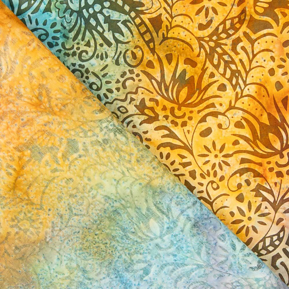 Batikpopeline Malabo Mehrfarbig - Ribes y Casals