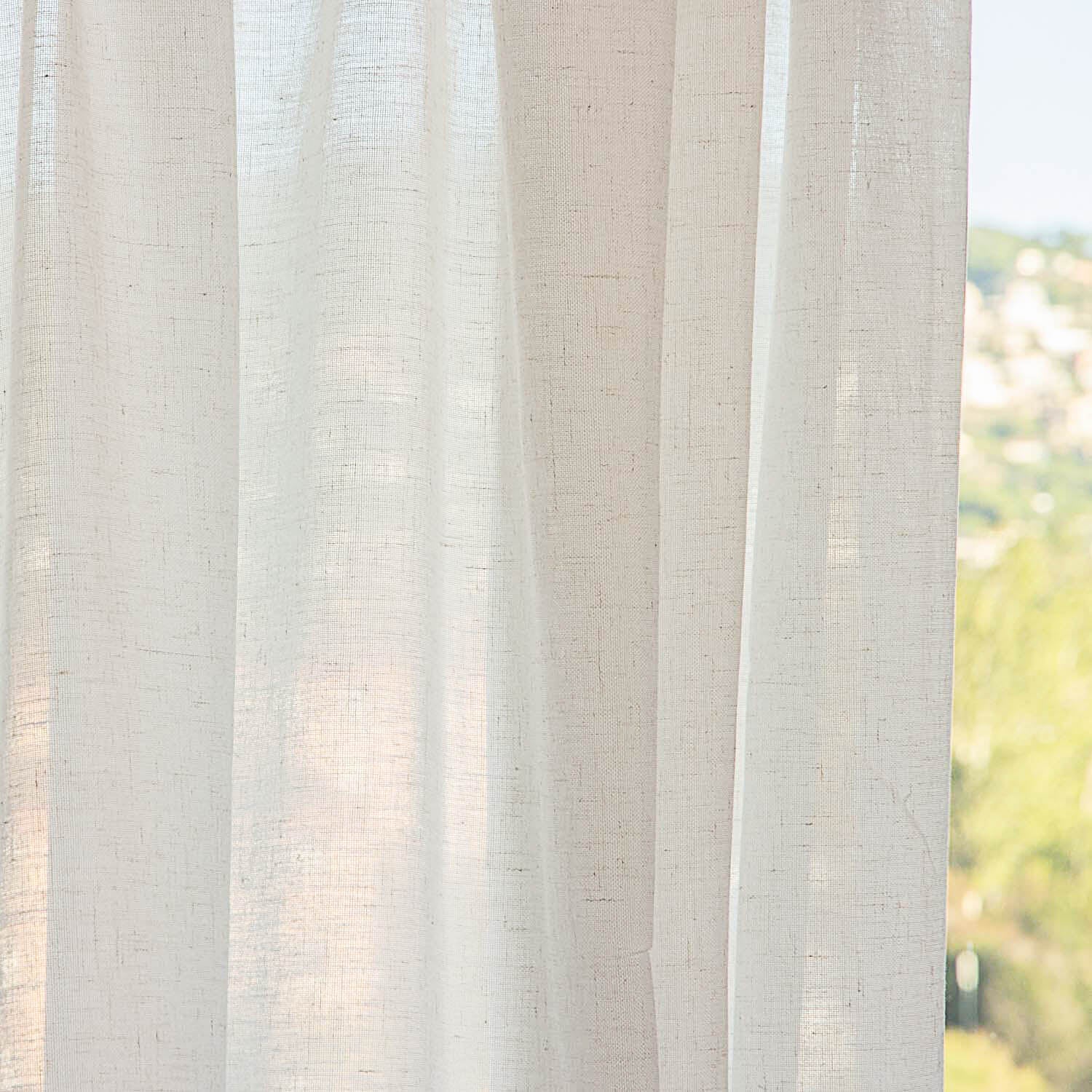 Polyester-Netzvorhang Leinen Farbe - Ribes y Casals
