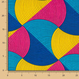 Stoffrest WAX Asante – verschiedene Maße x Breite 110 cm - Ribes y Casals