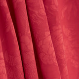 Viskose Jacquard Blumen Rot - Ribes y Casals