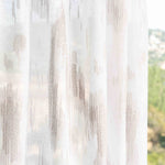 Jacquard-Netzvorhang Cloud Grey - Ribes y Casals