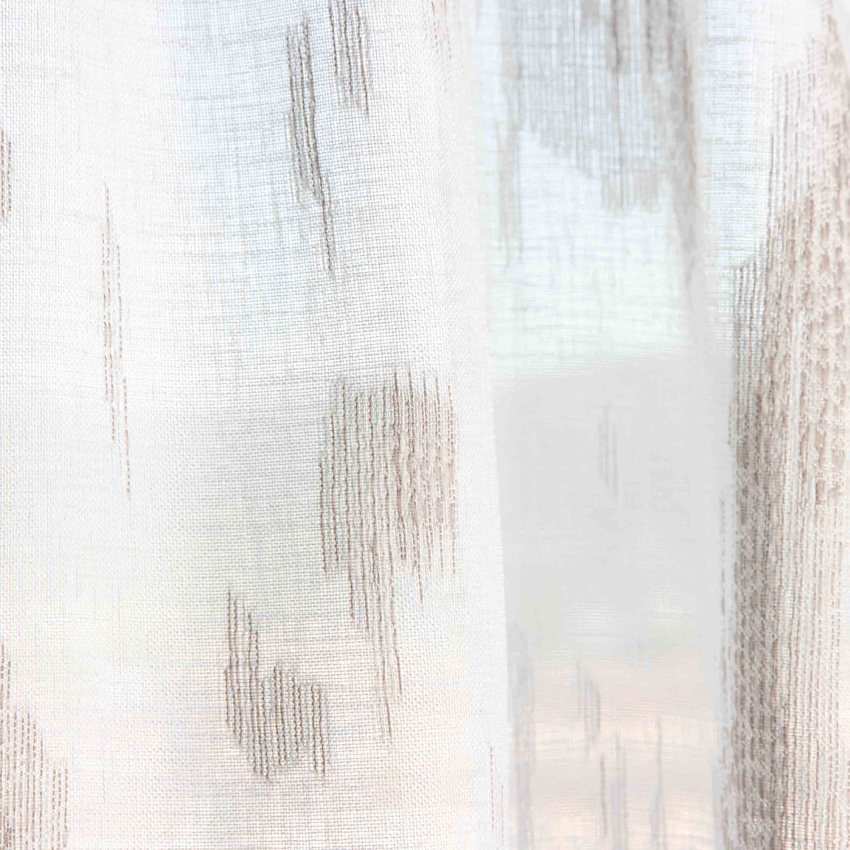Jacquard-Netzvorhang Cloud Grey - Ribes y Casals
