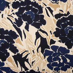 Flacher Viskose-Stoffrest Lucía Blau – Verschiedene Maße x Breite 140 cm - Ribes y Casals