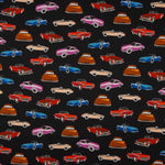 Satin Polyester Retro Autos - Ribes y Casals