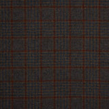 Wollrest Poncho mit Karos in rot – verschiedene Maße x Breite 140 cm - Ribes y Casals